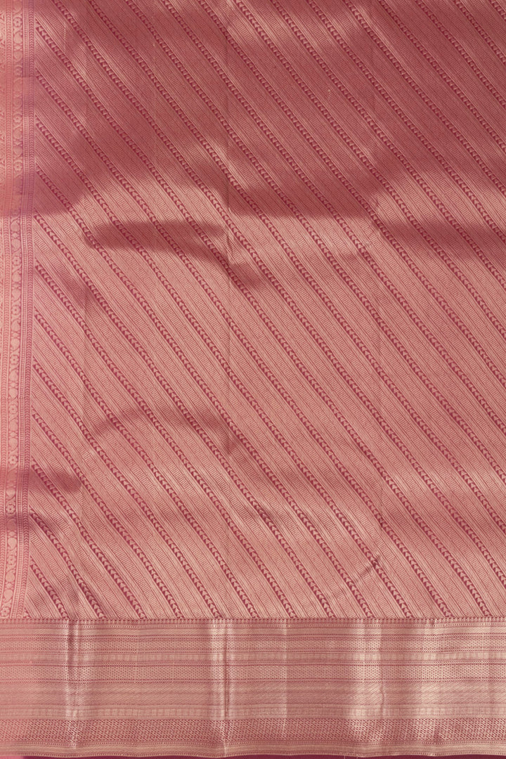 Pink Handloom Kanjivaram Silk Saree 10073839