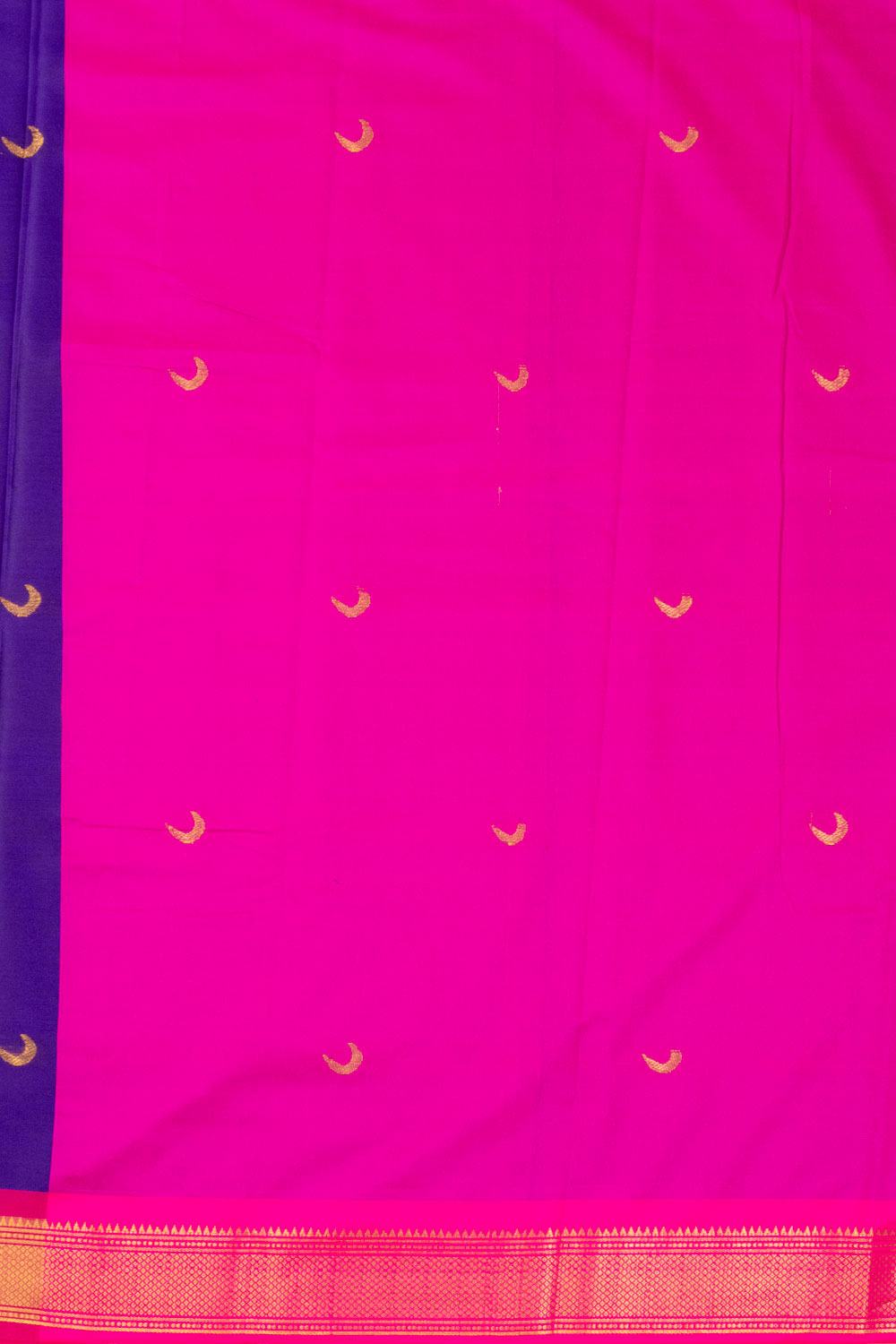 Purple Handloom Chandrakon Paithani Silk Saree 10073628