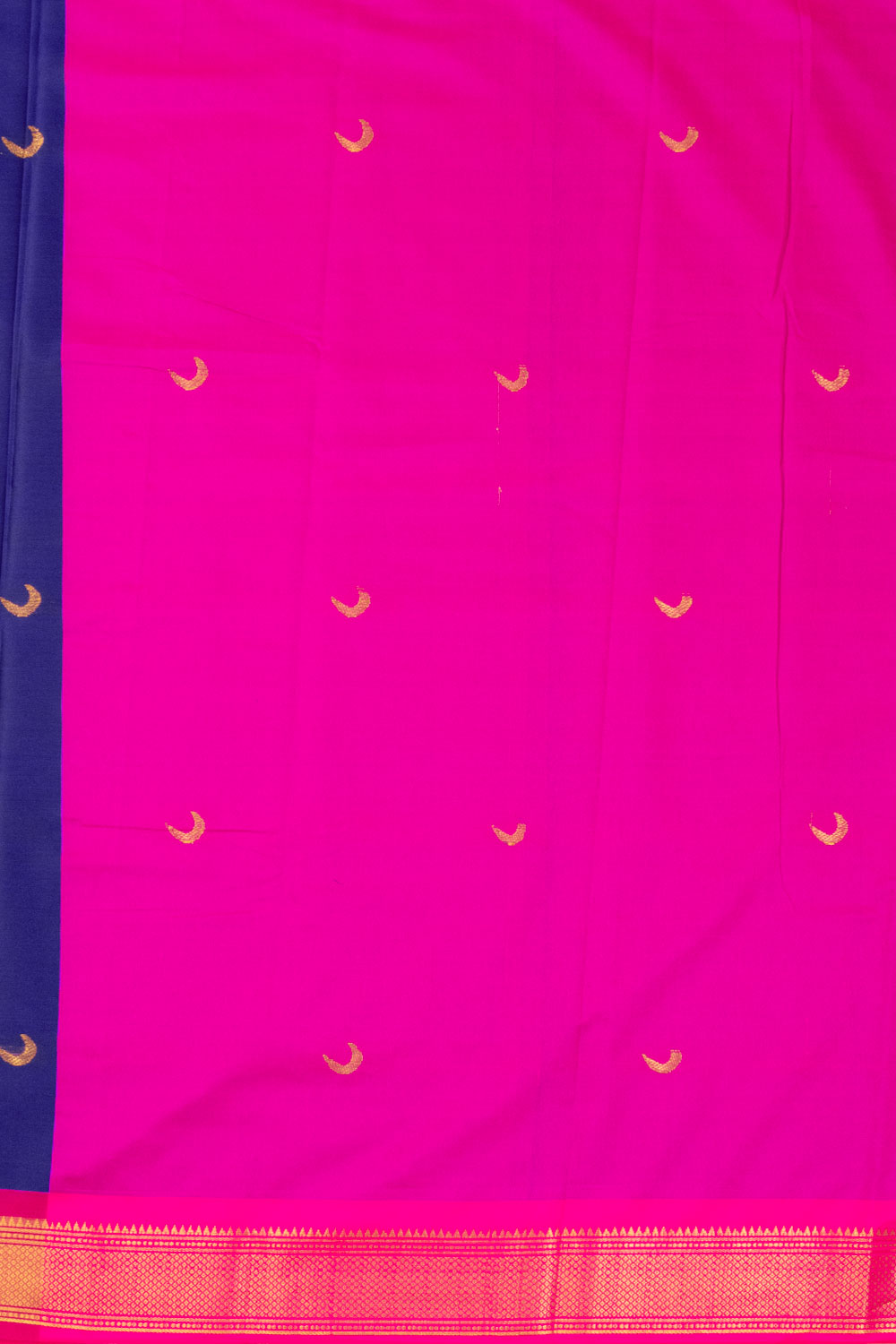 Blue Handloom Chandrakon Paithani Silk Saree 10073629