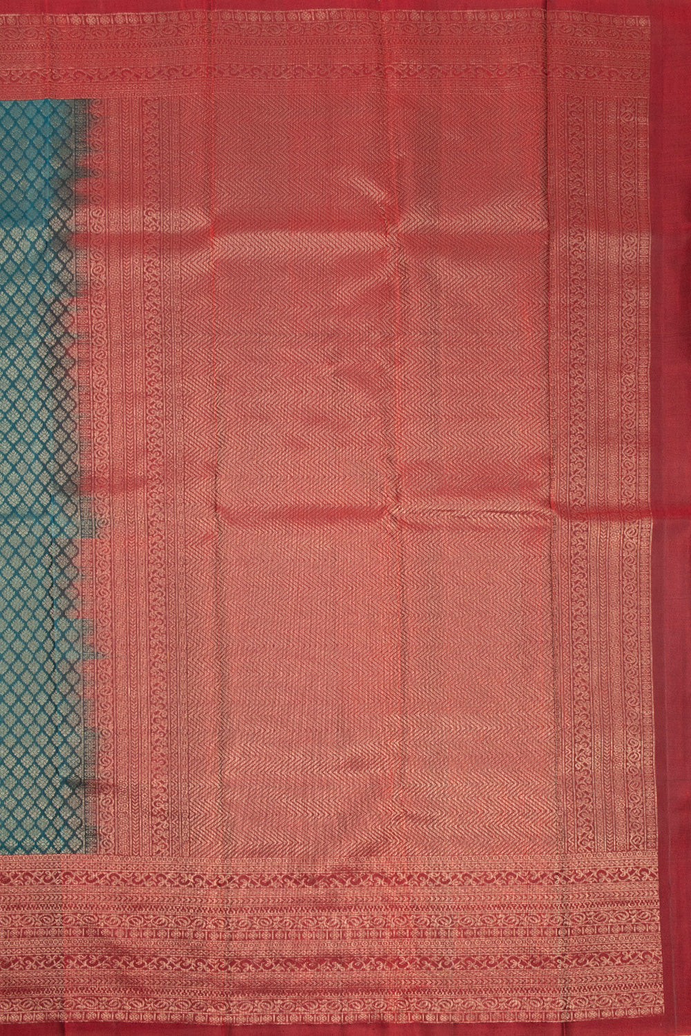 Blue Handloom Kanjivaram Soft Silk Saree 10072782