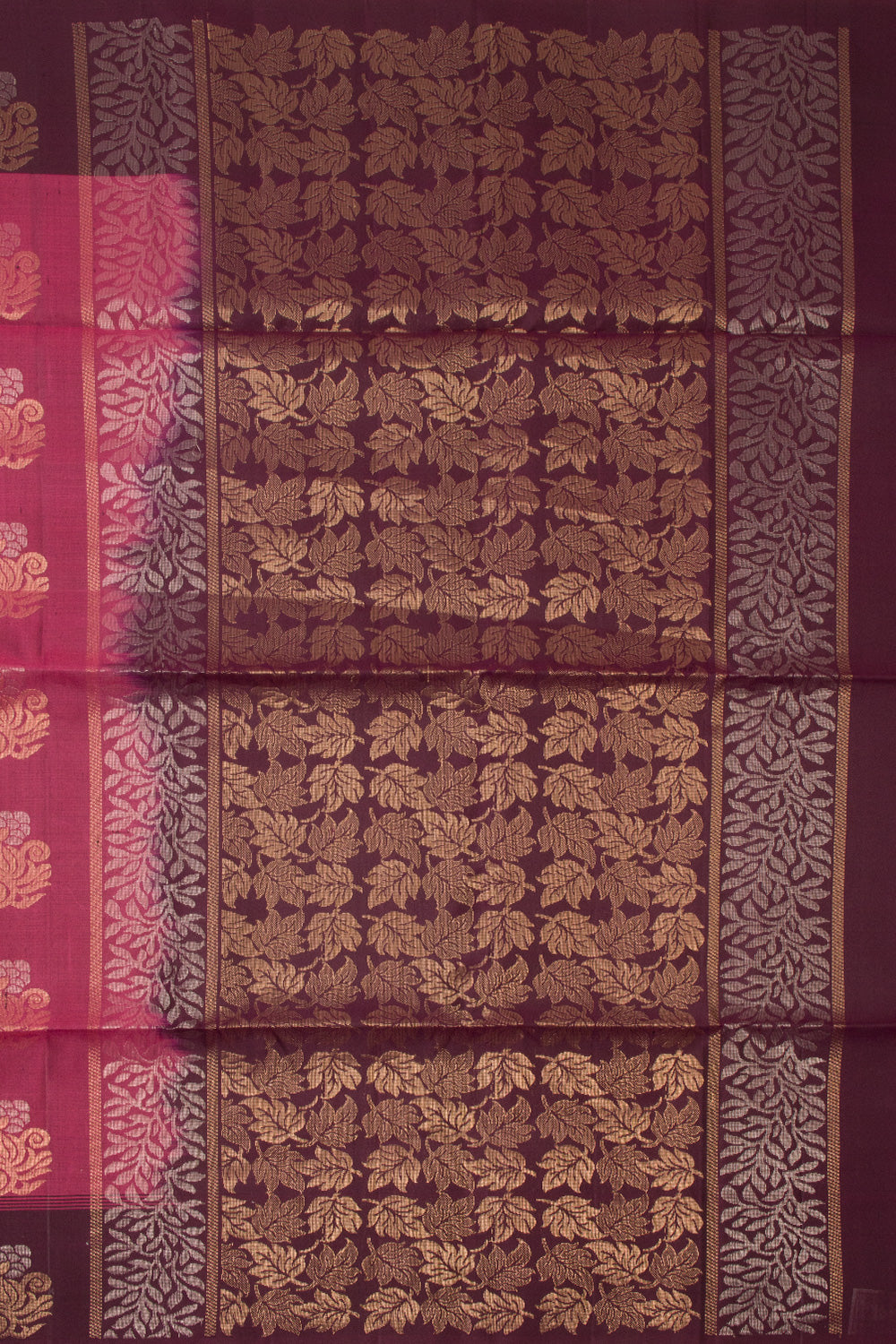 Mauve Handloom Kanjivaram Soft Silk Saree 10073047