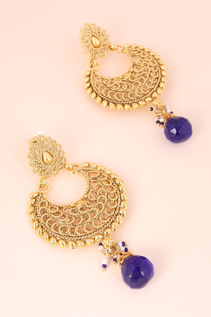 Gold Plated Chandbali Earring