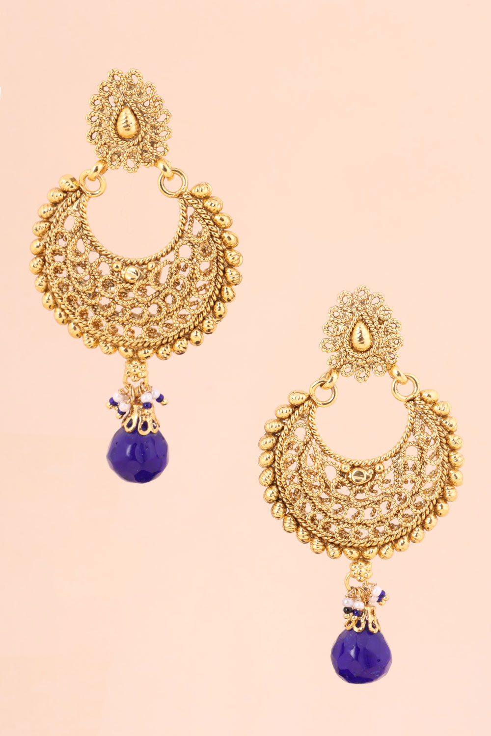 Gold Plated Chandbali Earring