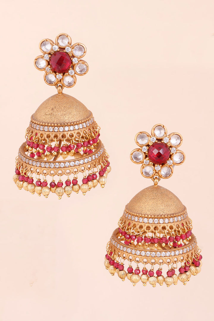 Gold Plated Jhumka Earring