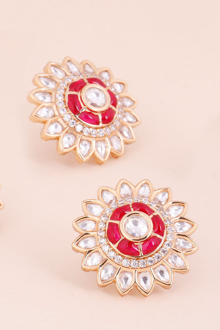 Kundan Stud Earring