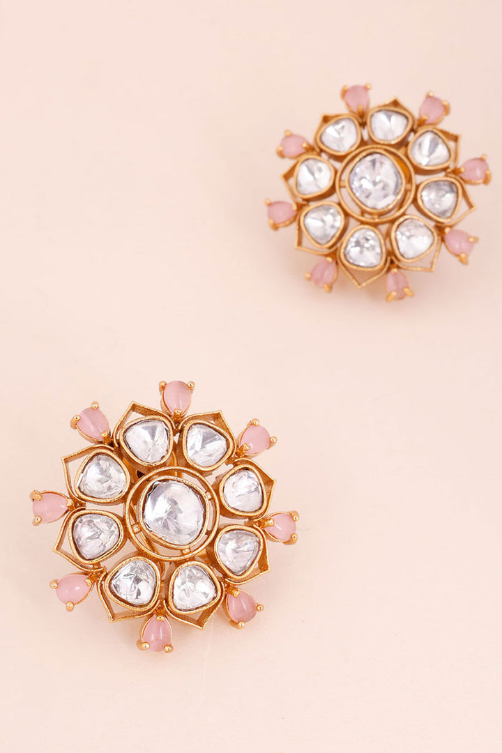 Kundan Stud Earring