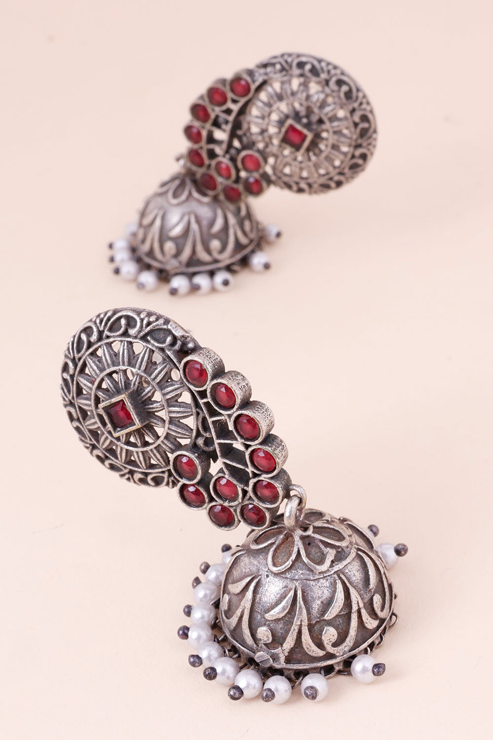 Oxidised Ethnic Jhumka Earring