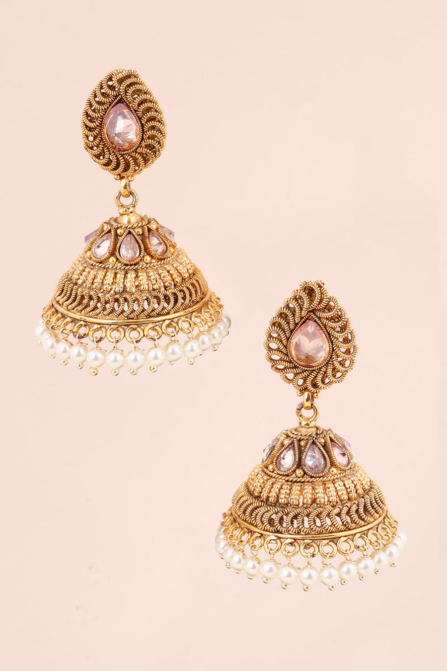 Gold Plated Jhumka Earring