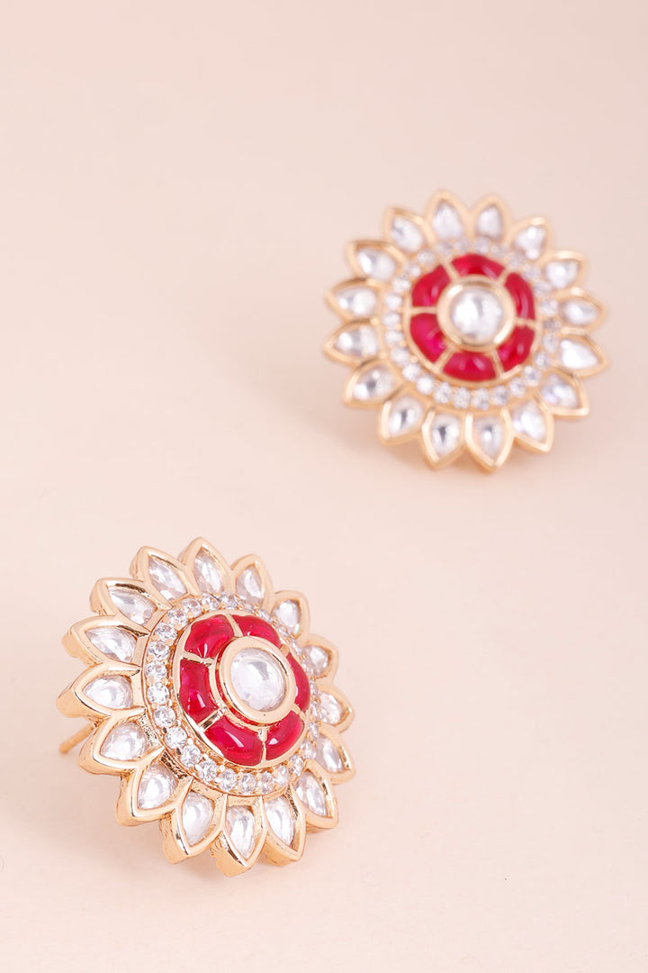 Kundan Stud Earring