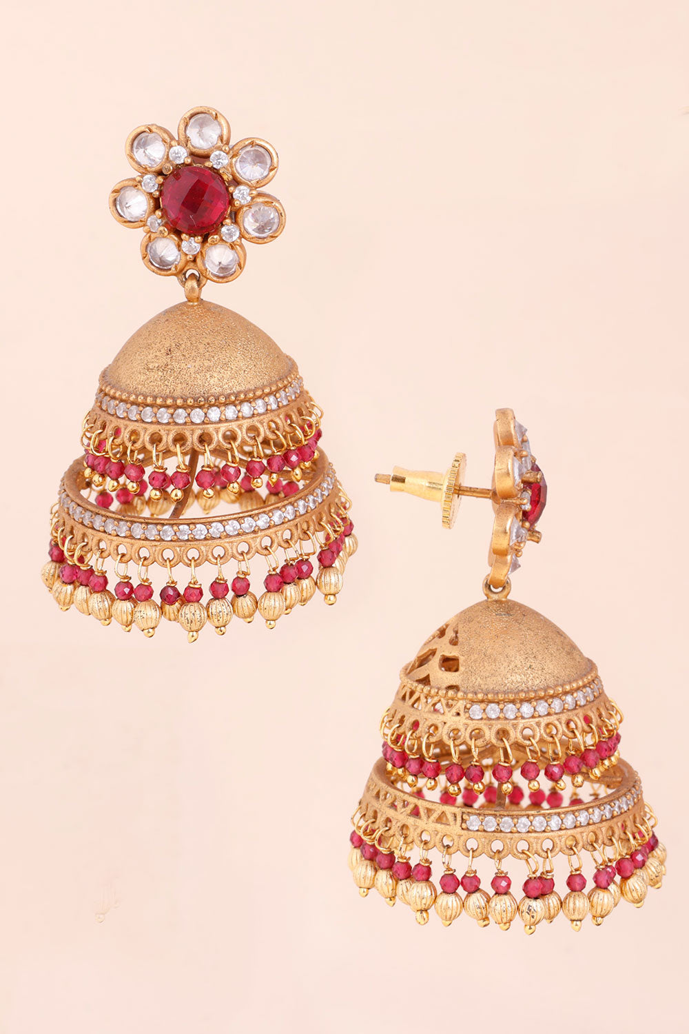 Gold Plated Jhumka Earring