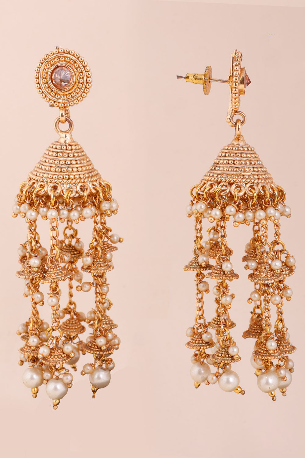 Gold Plated Jhumka Earring