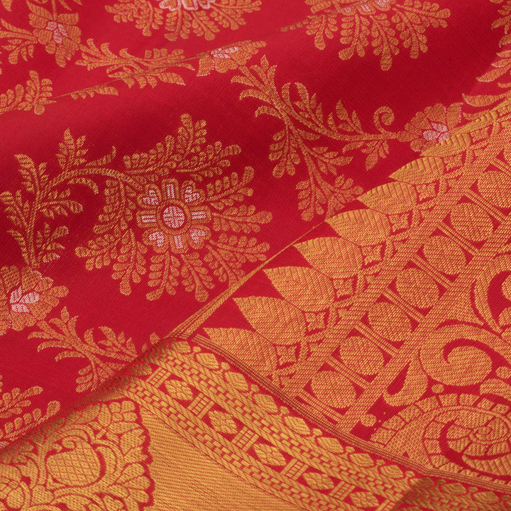 Kanjivaram Pure Zari Jacquard Silk Saree 10054843