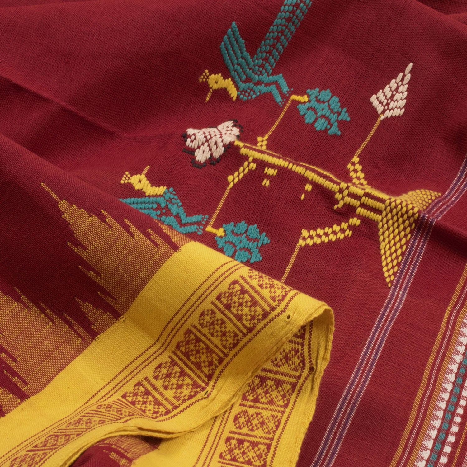 Royal Blue Pure Kanjivaram Silk Handloom Saree – Elegantt Drapes