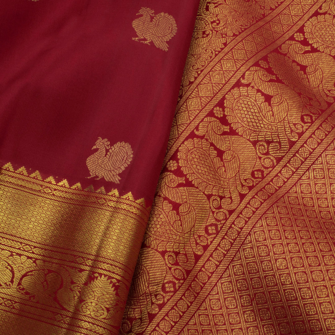 Pure Zari Bridal Kanjivaram Silk Saree 10055561