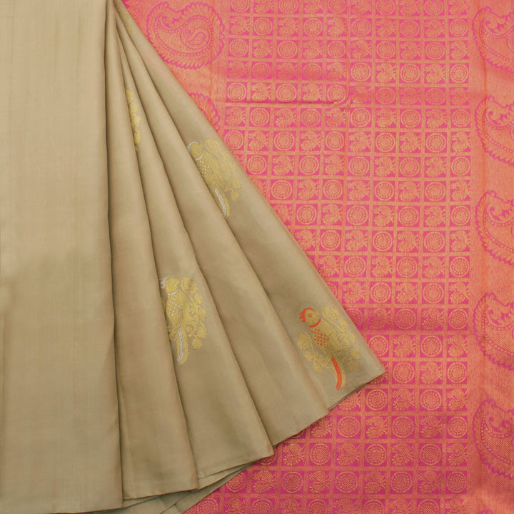 Kanjivaram Pure Zari Silk Saree 10053956