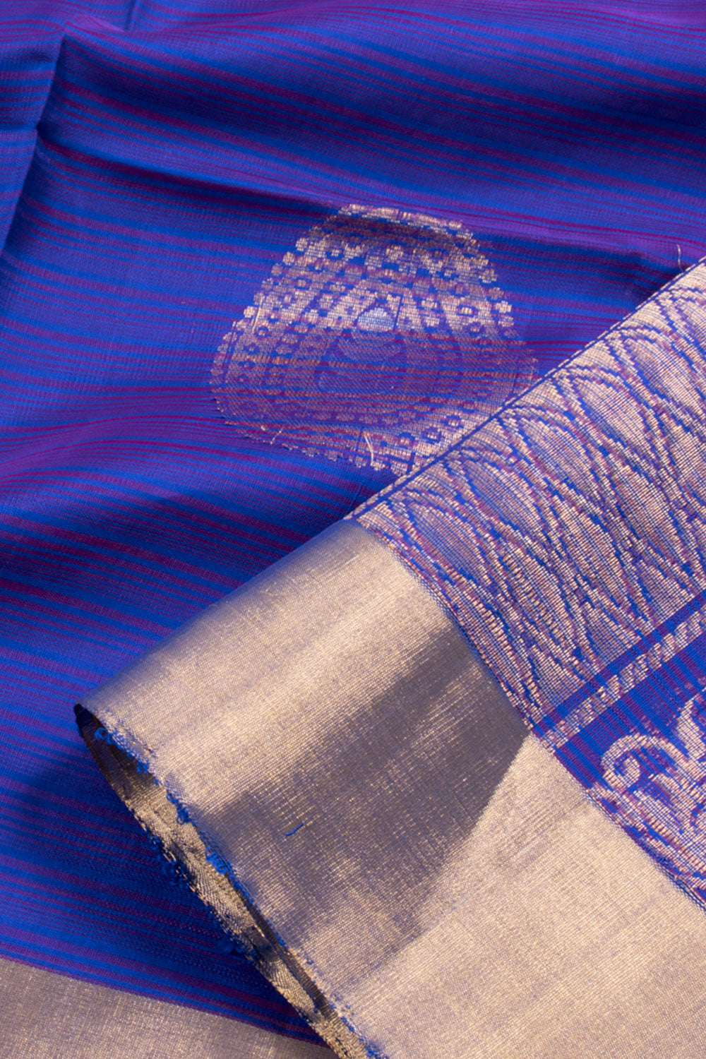 Palatinate Blue | Kanjivaram Soft Silk Saree | Avishya.com