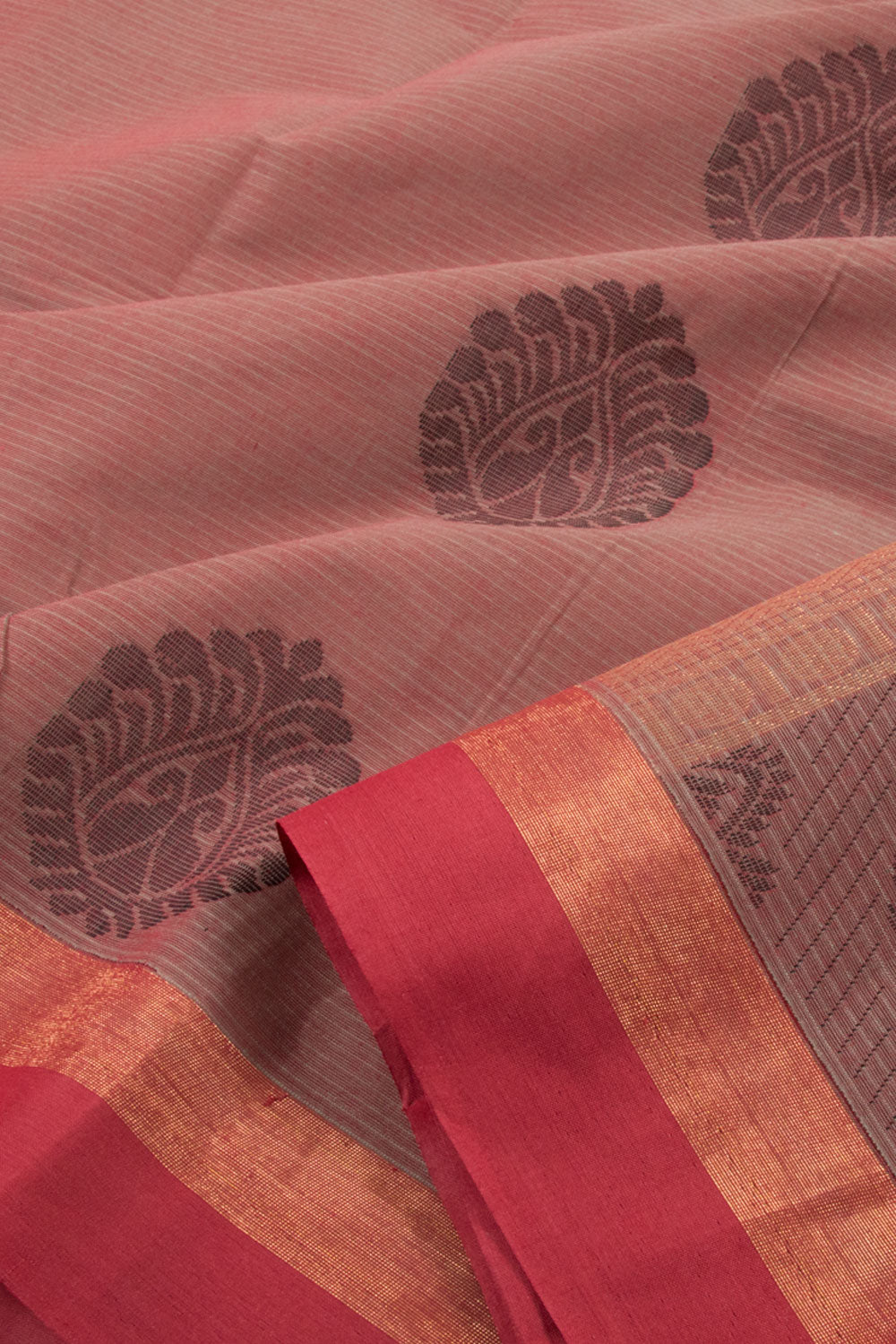 Sienna Brown Kovai Cotton Saree 10059935