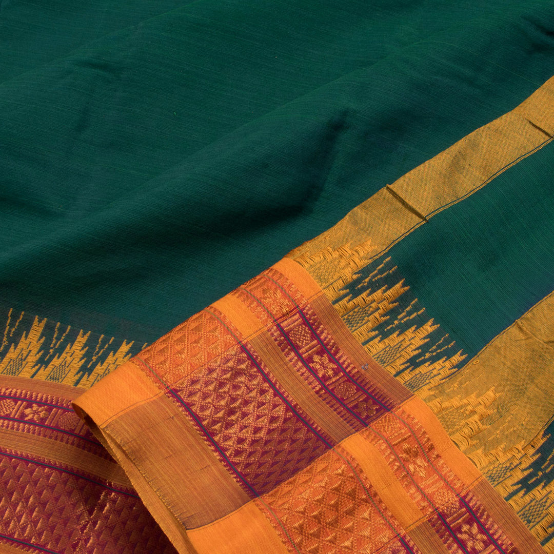 Handwoven Narayanpet Cotton Saree 10055595