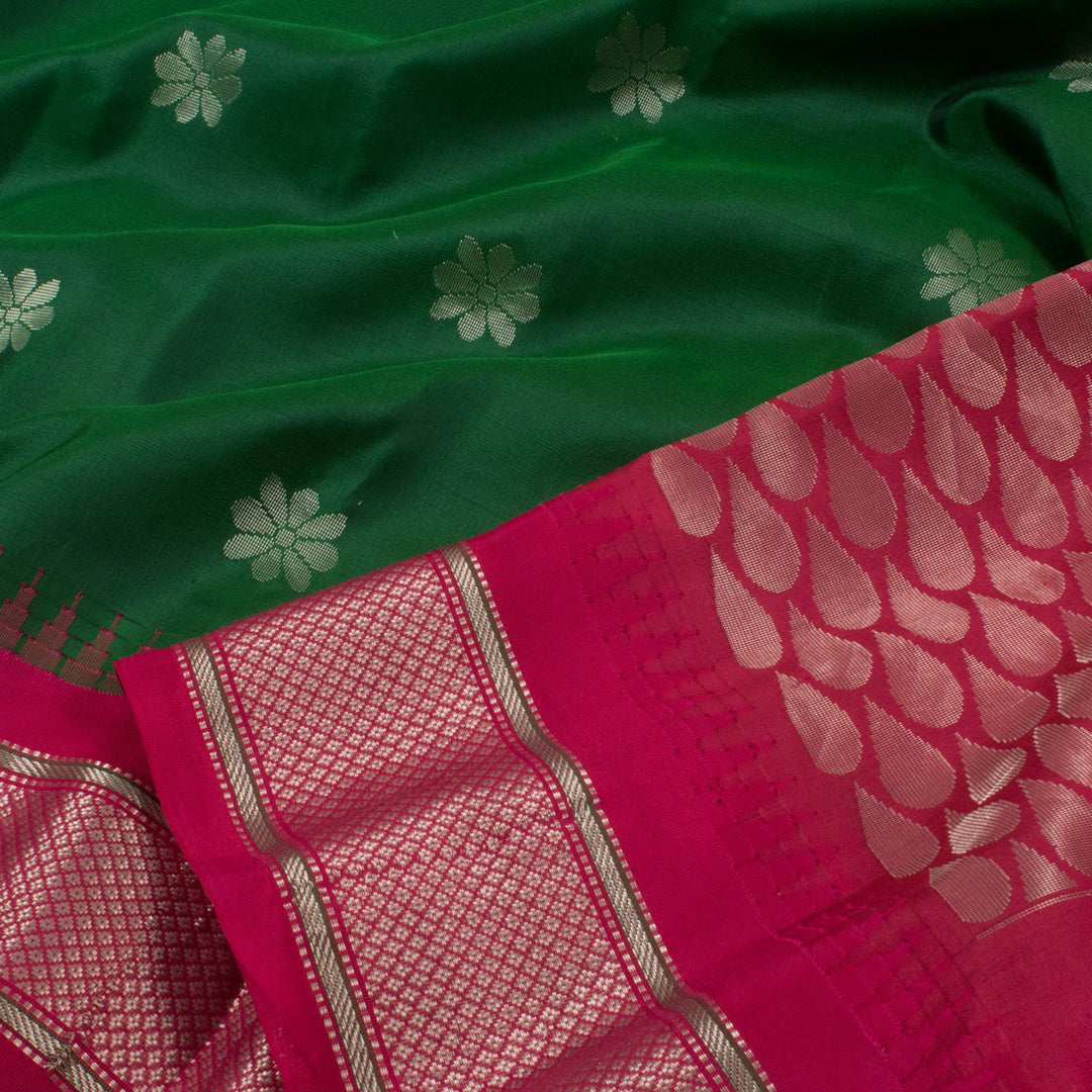 Handloom Gadwal Kuttu Silk Saree 10053921