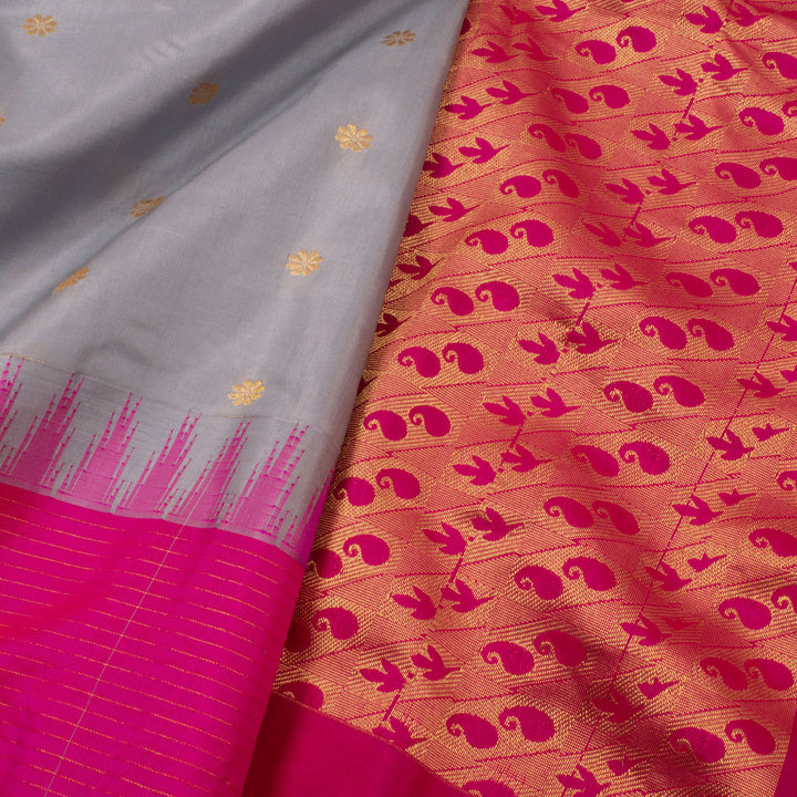 Handloom Gadwal Kuttu Silk Saree 10053934