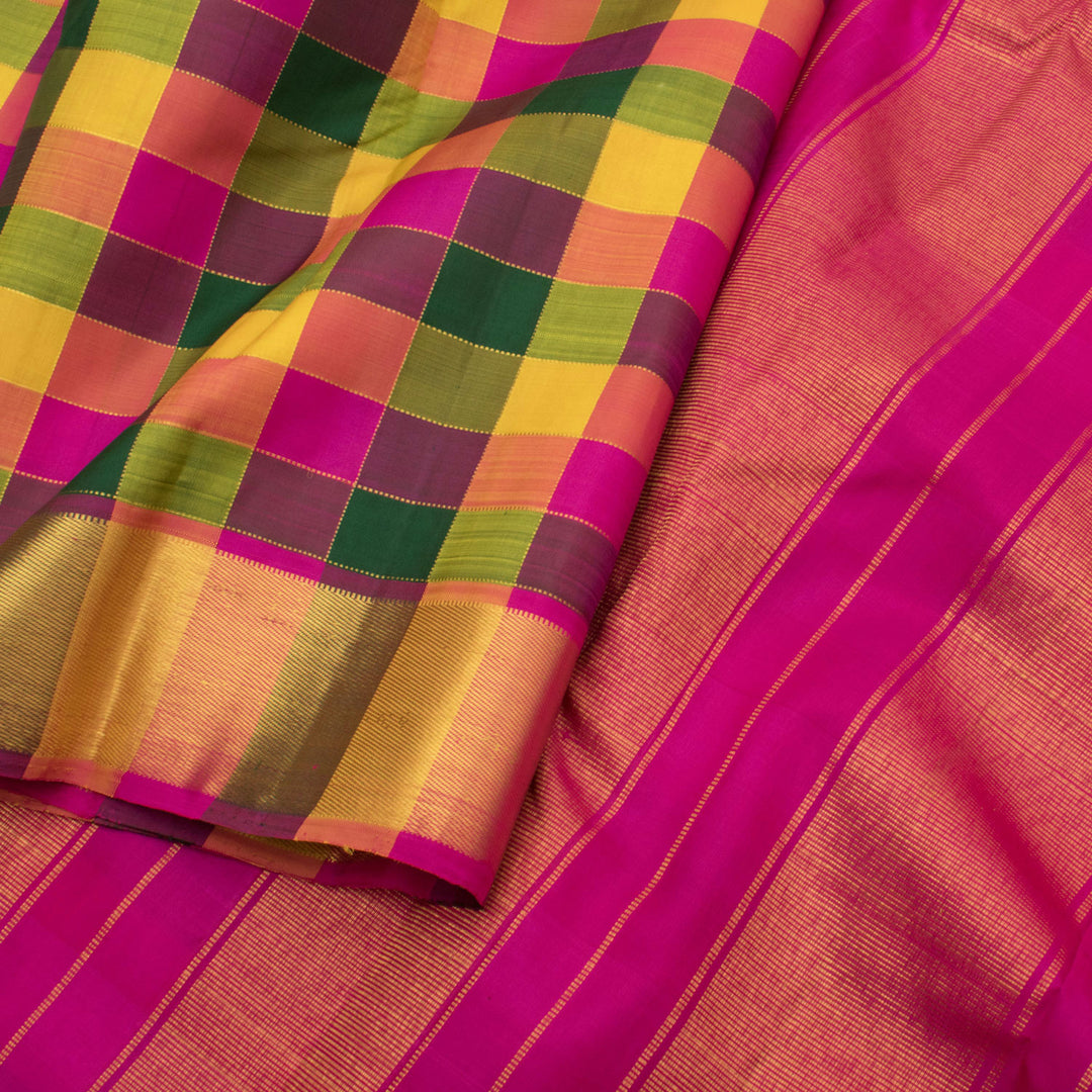 Kanjivaram Pure Zari Silk Saree 10054300