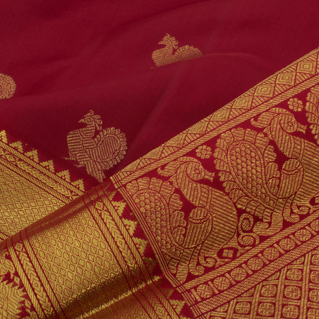 Pure Zari Bridal Kanjivaram Silk Saree 10055561