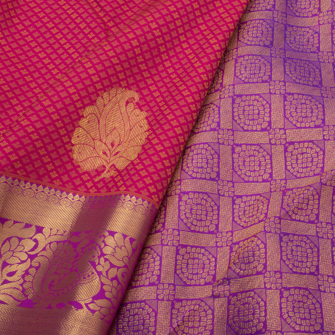 Kanjivaram Pure Silk Jacquard Saree 10054557