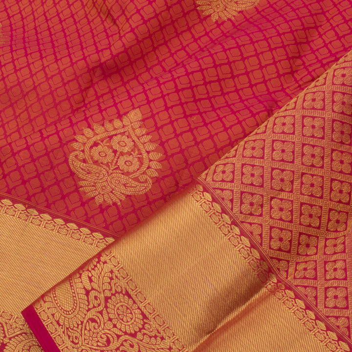 Kanjivaram Pure Silk Jacquard Saree 10054561