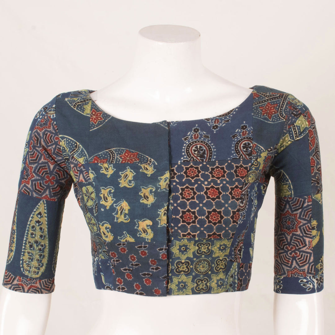 Patchwork with Multicolor Embroidery Blouse –