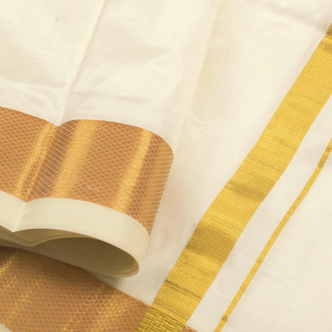 Pure Zari Kanchipuram Silk Dhoti 10055811