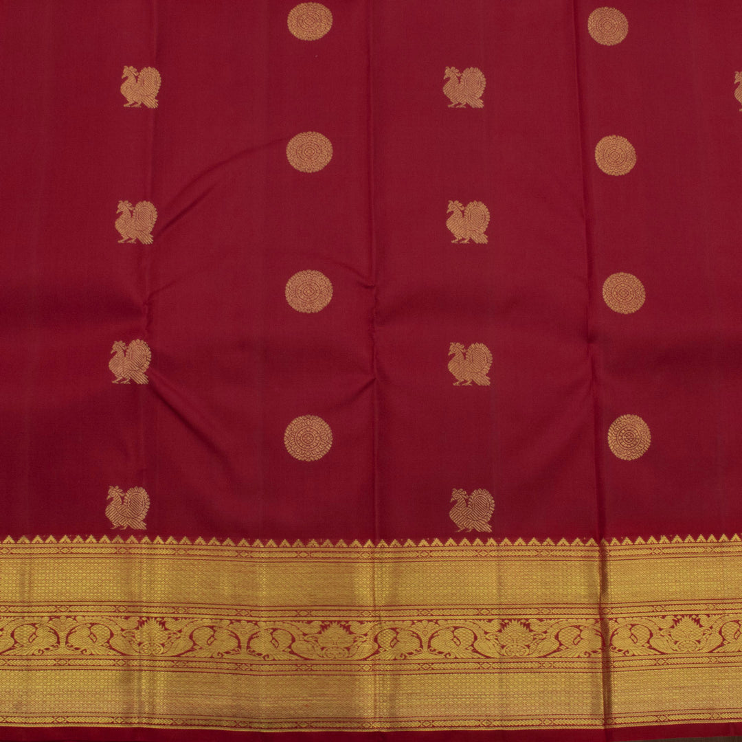 Pure Zari Bridal Kanjivaram Silk Saree 10055561