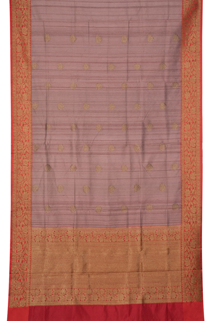 Handloom Banarasi Kadhwa Tussar Silk Saree 10061139