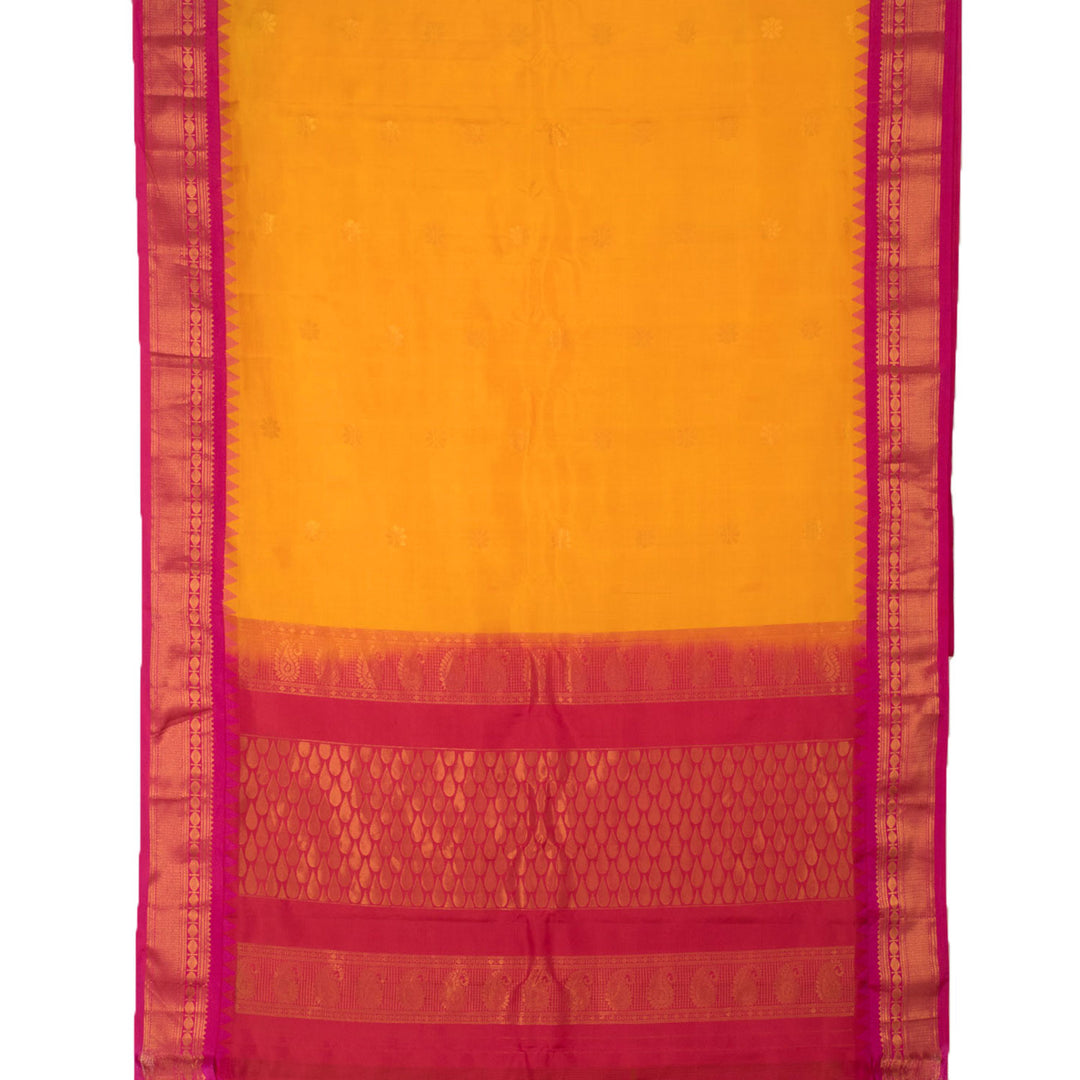 Handloom Gadwal Kuttu Silk Saree 10053926