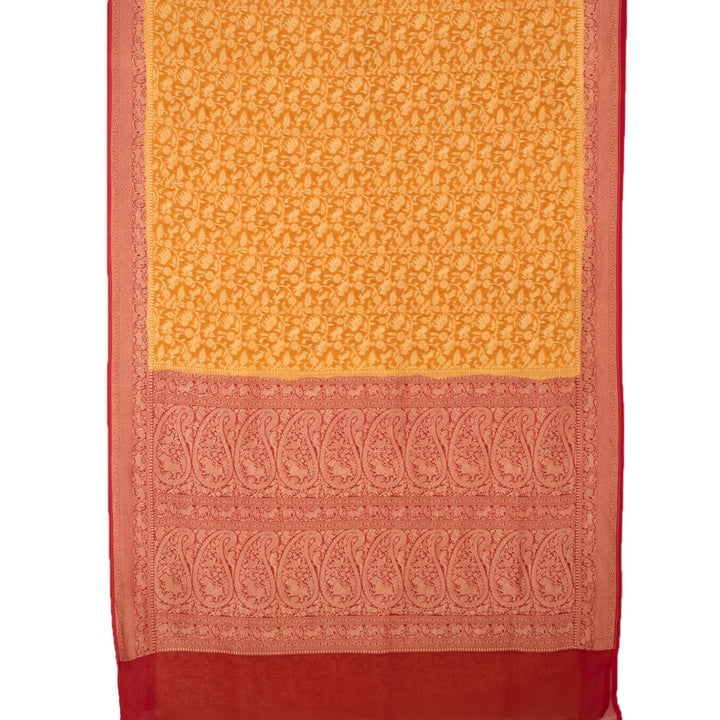 Handloom Banarasi Katrua Georgette Saree 10054001