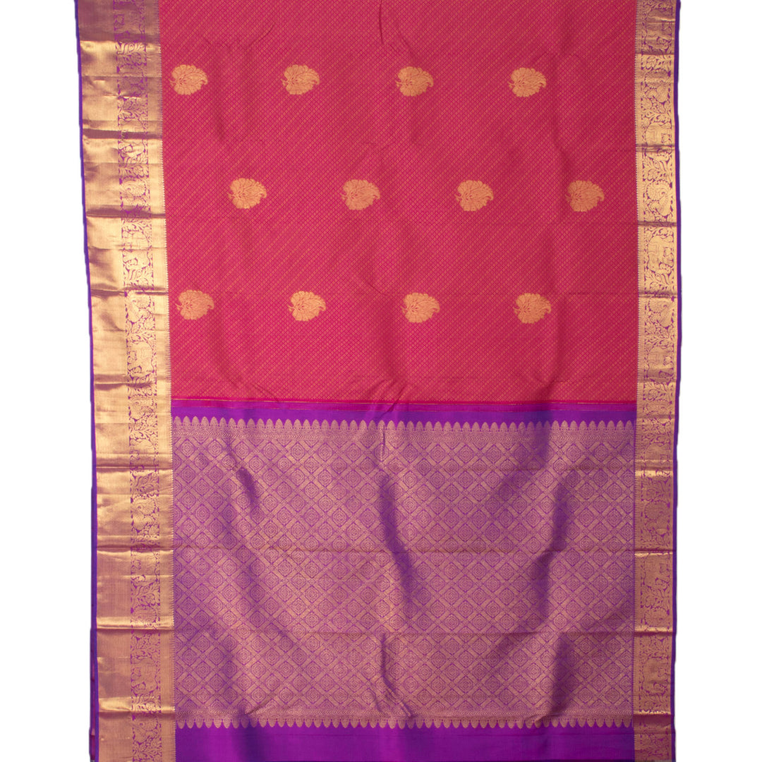 Kanjivaram Pure Silk Jacquard Saree 10054557