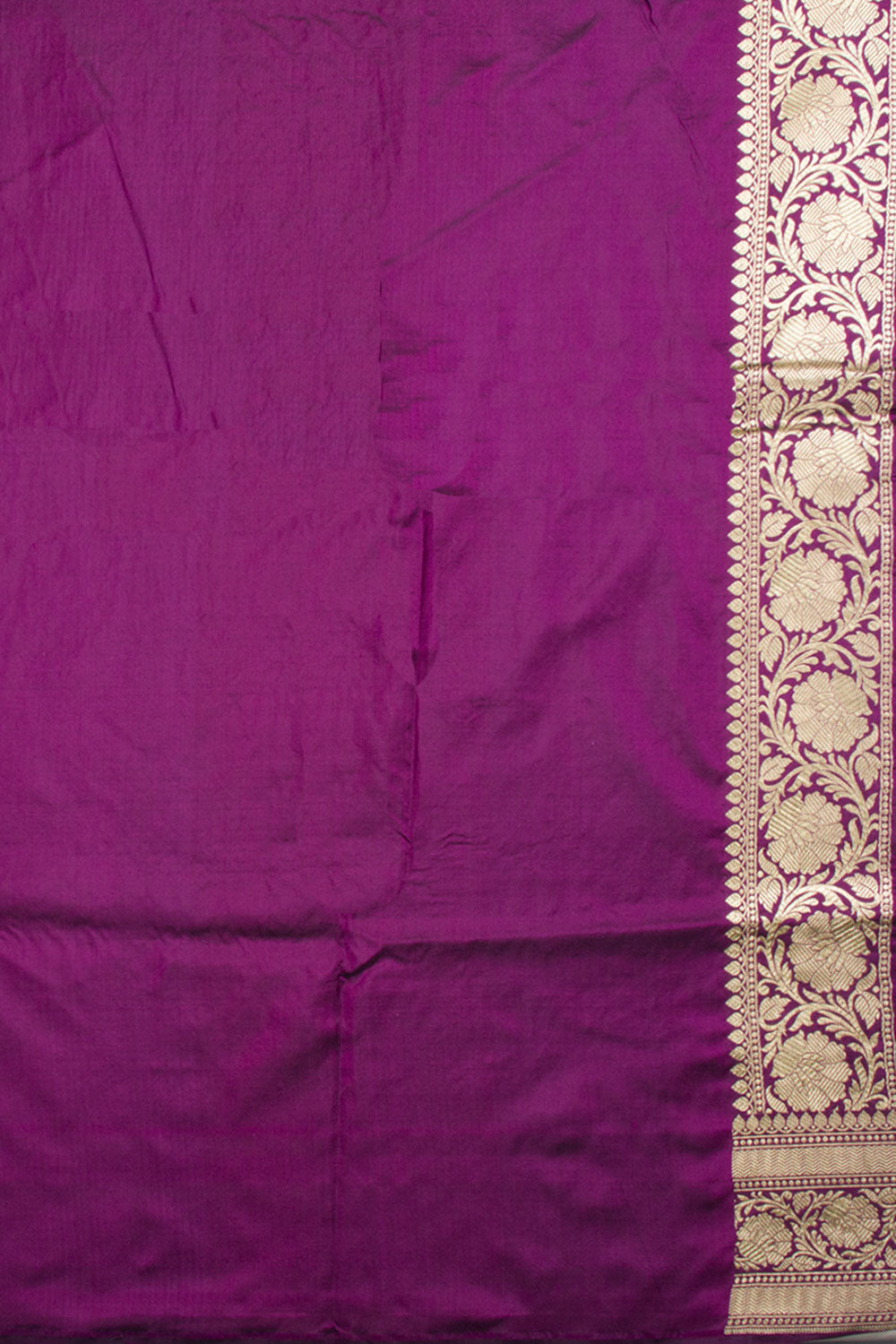 Magenta Handloom Banarasi Katan Silk Saree 10061286