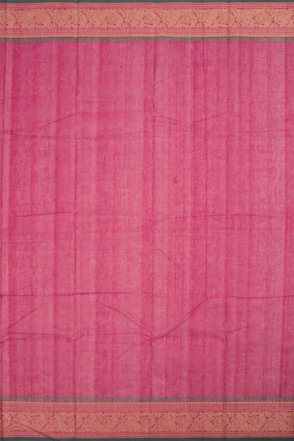 Pink Handwoven Kanchi Cotton Saree 10060871