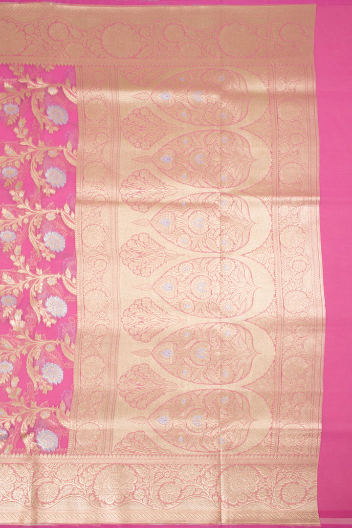 Handloom Banarasi Katrua Kora Silk Saree 10061120