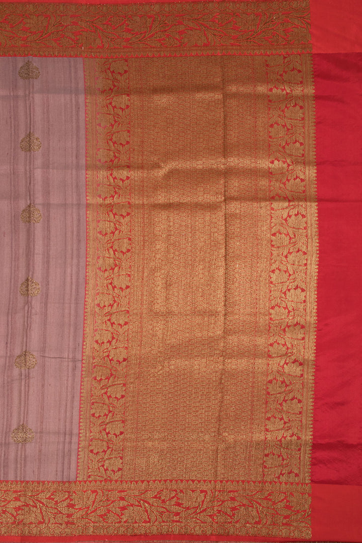 Handloom Banarasi Kadhwa Tussar Silk Saree 10061139