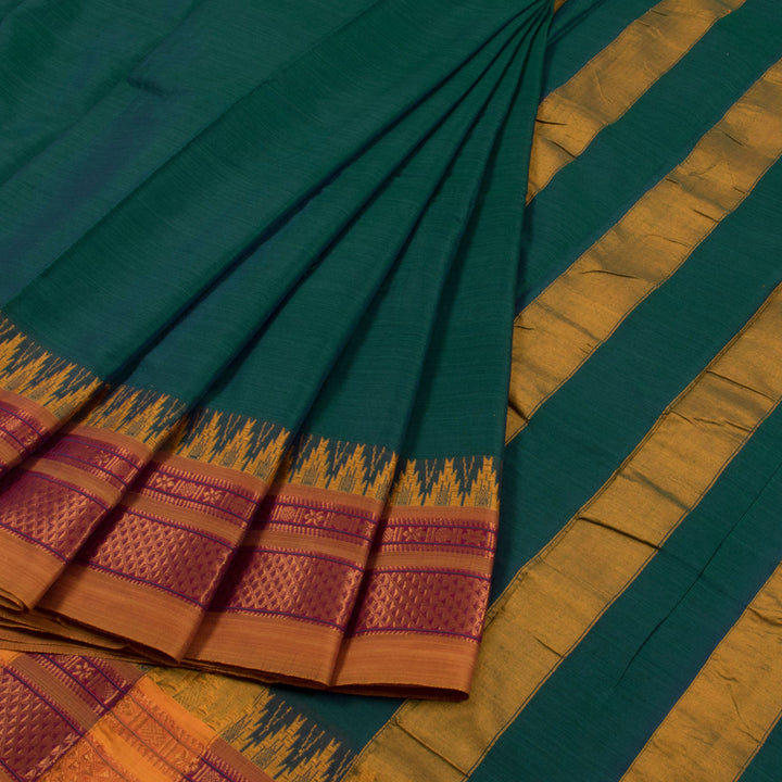 Handwoven Narayanpet Cotton Saree 10055595