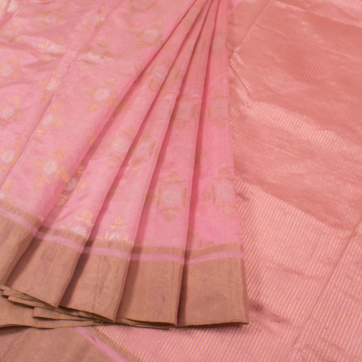 Handloom Chanderi Silk Saree 10055341