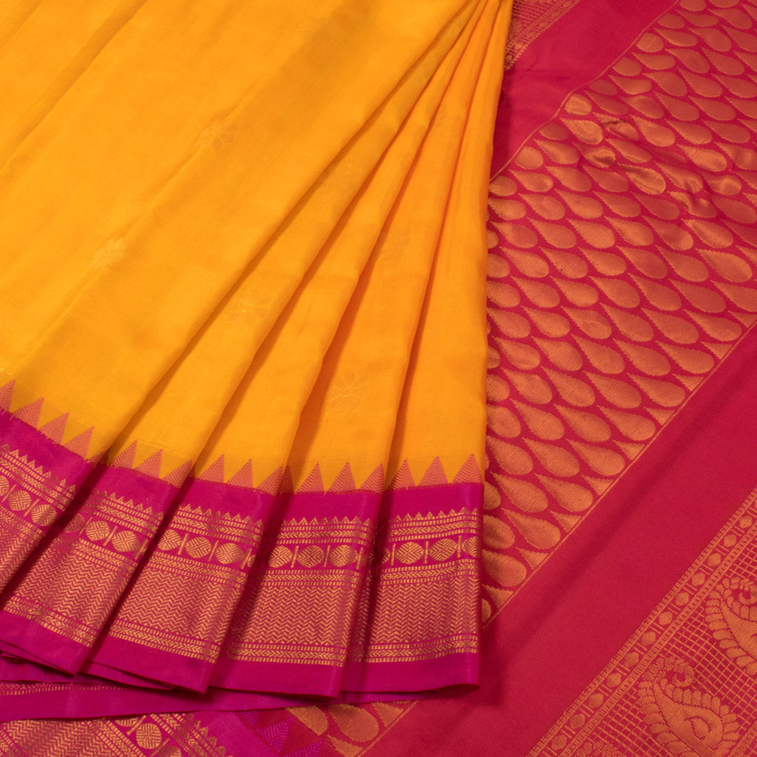 Handloom Gadwal Kuttu Silk Saree 10053926