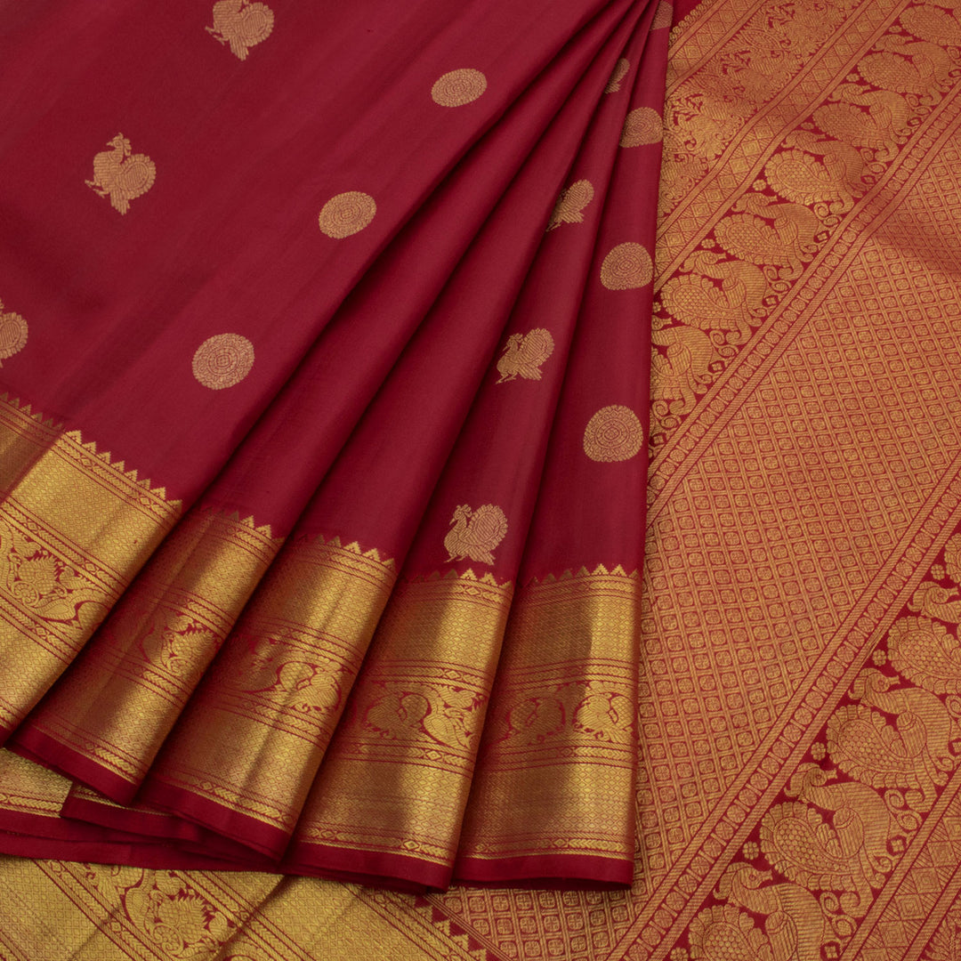 Pure Zari Bridal Kanjivaram Silk Saree 10055561