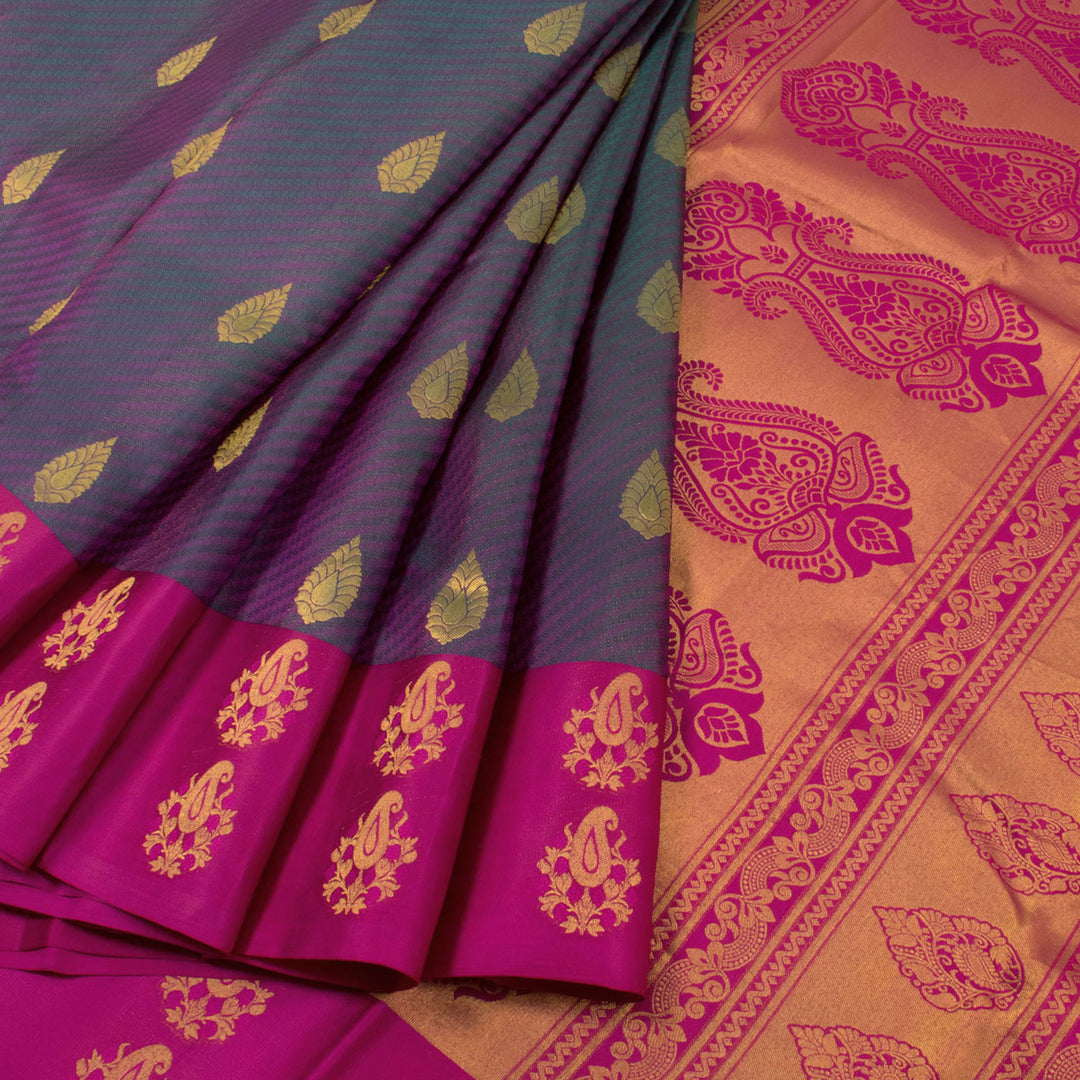 Kanjivaram Pure Silk Jacquard Saree 10054174