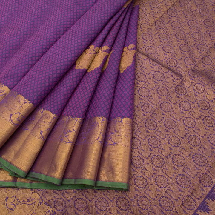 Kanjivaram Pure Silk Jacquard Saree 10054563