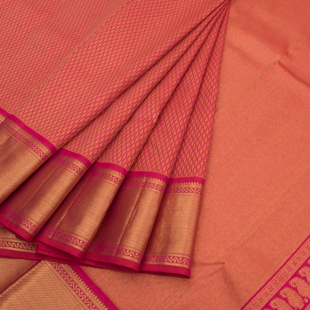 Handloom Pure Zari Jacquard Kanjivaram Silk Saree 10056063