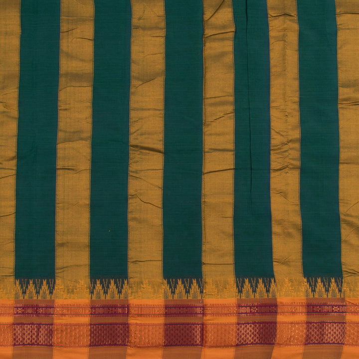 Handwoven Narayanpet Cotton Saree 10055595