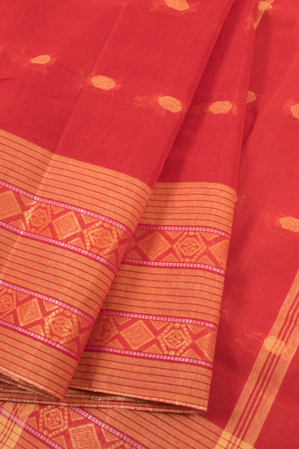 Buy Ivory Dhakai Jamdani Bengal Tant Cotton Partywear Saree Online -  SREV2390 | Appelle Fashion