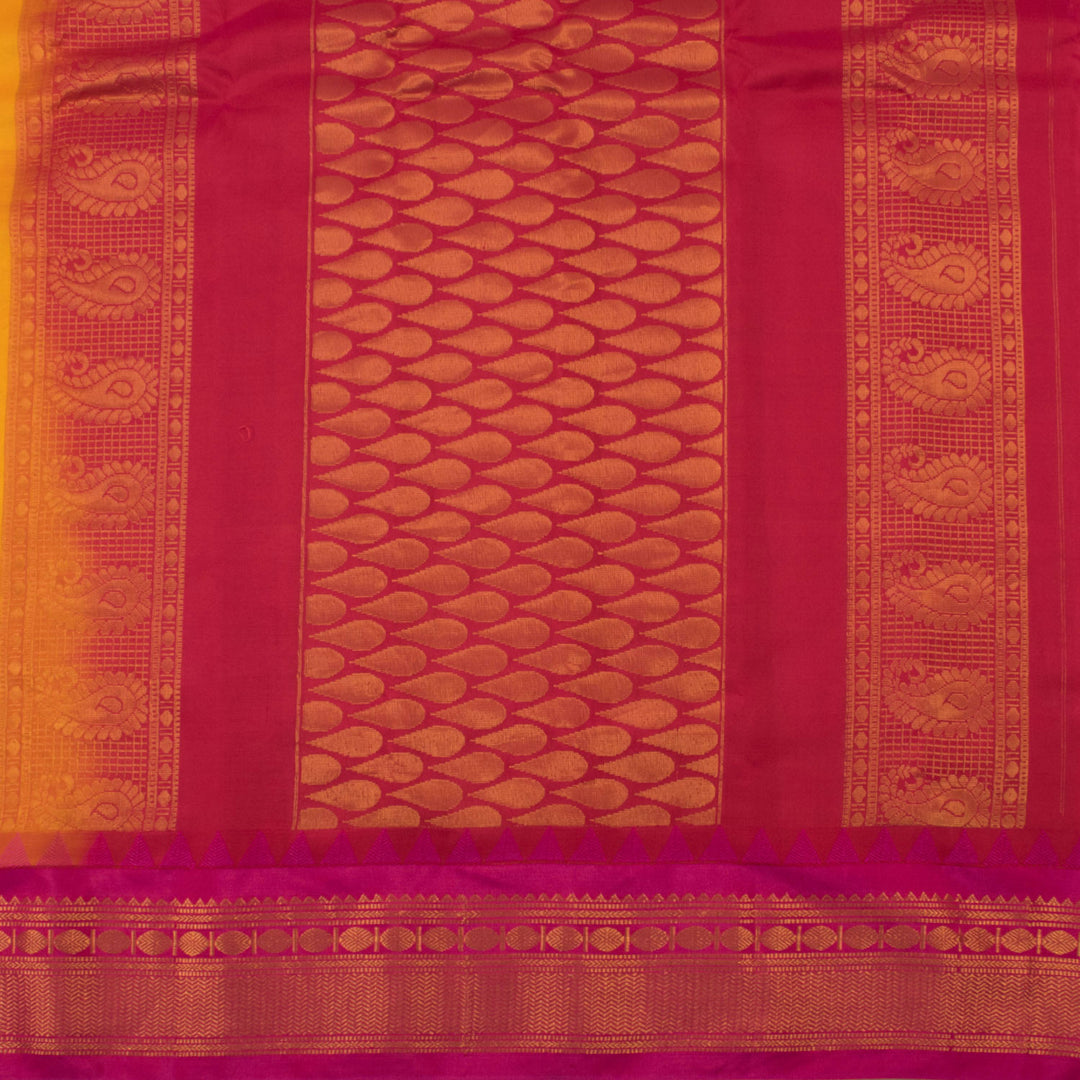 Handloom Gadwal Kuttu Silk Saree 10053926