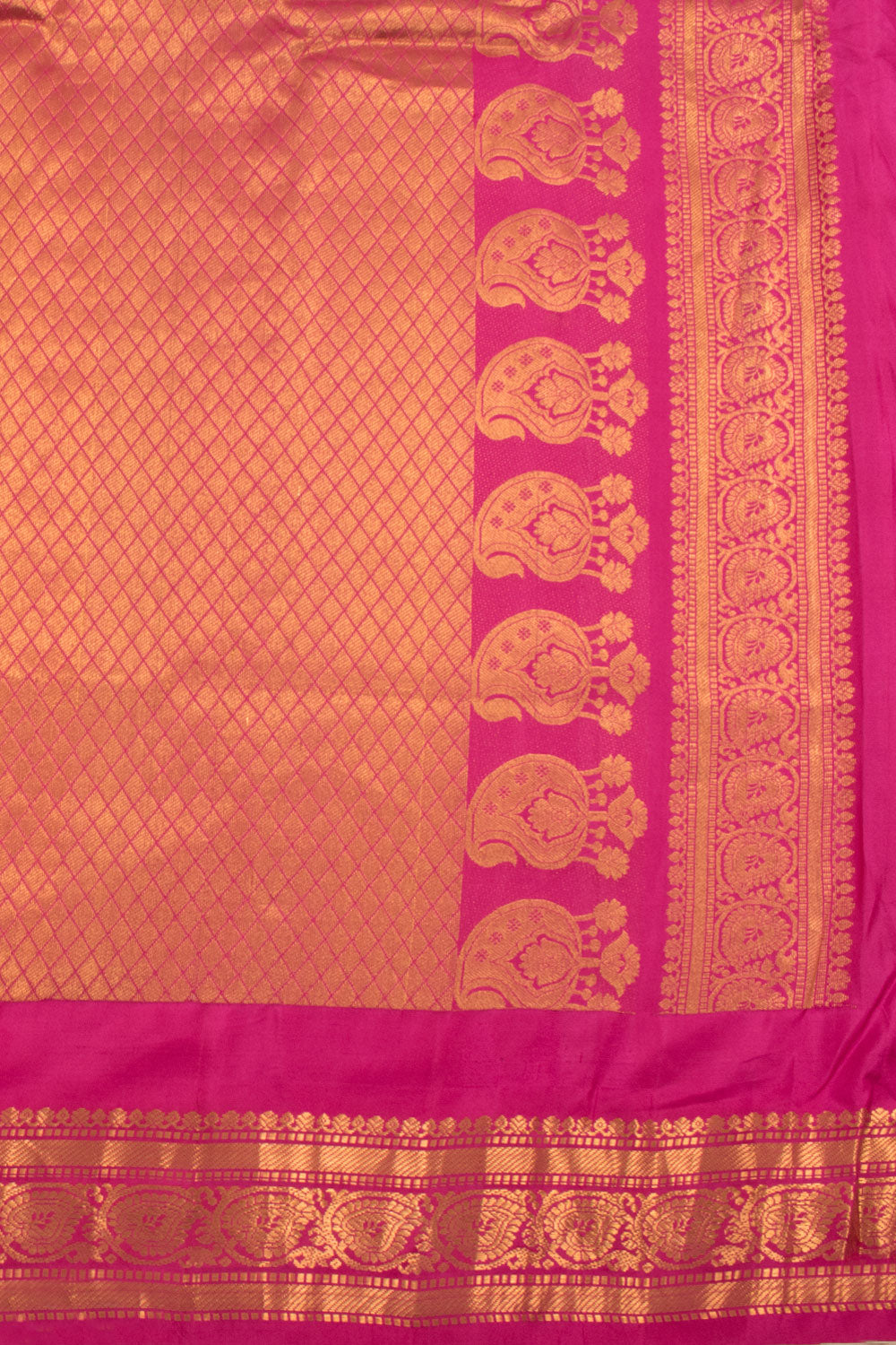 Handloom Gadwal Kuttu Silk Saree 100558762